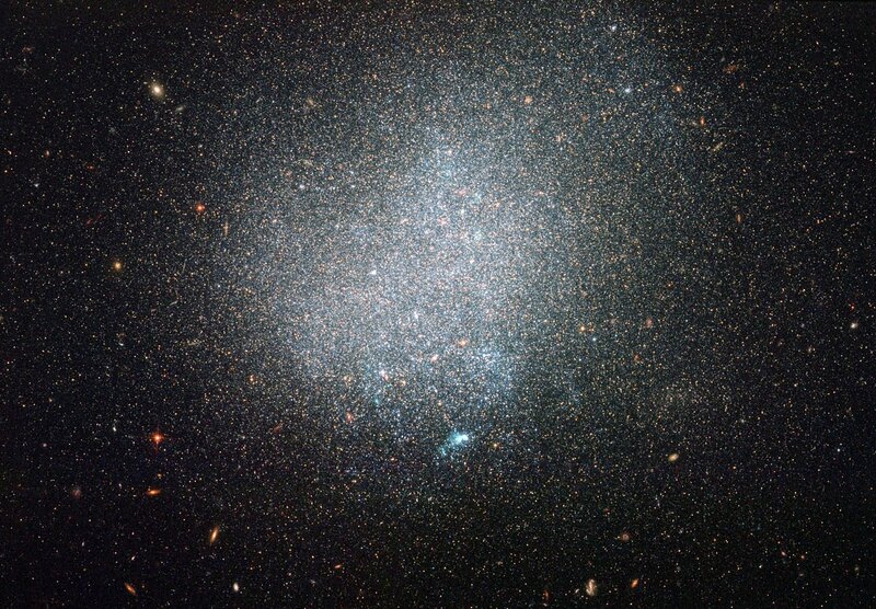 Globular star cluster in space