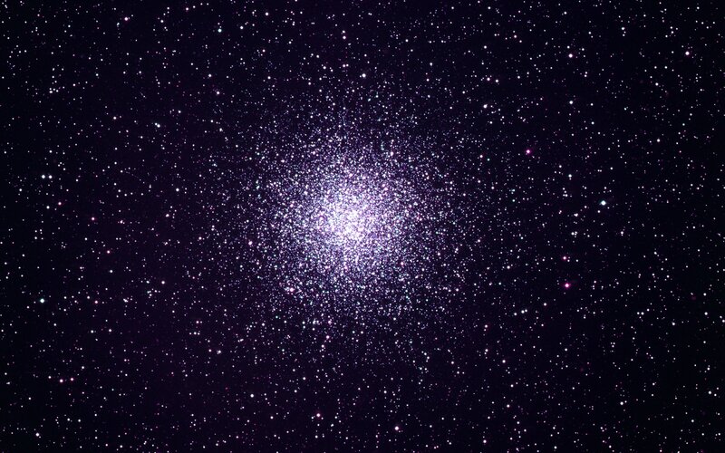Globular Star Cluster — Purple