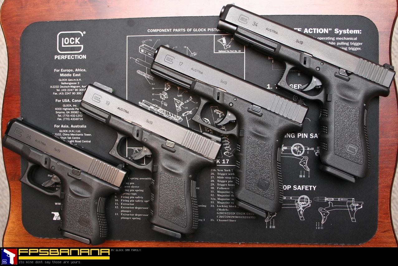 Glock pistol collection