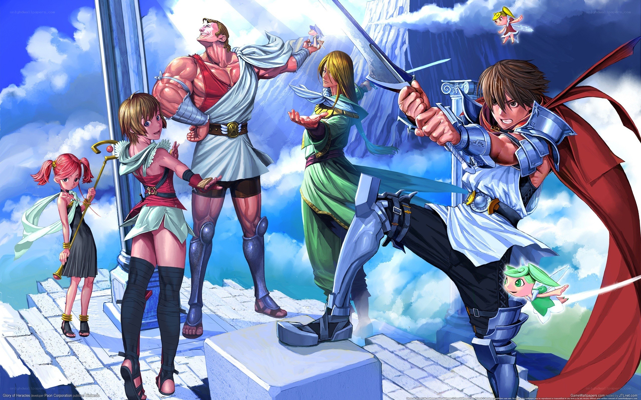 Glory of Heracles characters