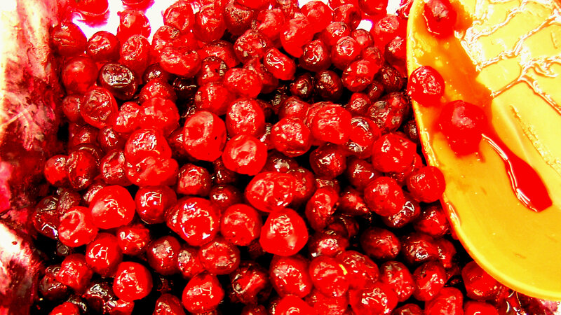 Glossy Red Berries
