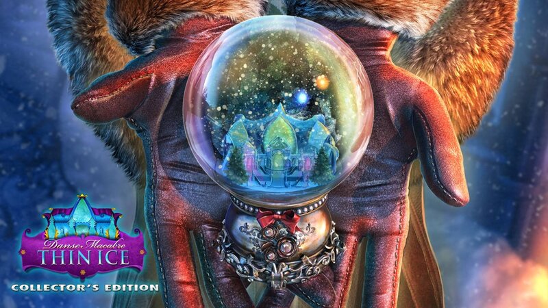 Gloved Hands Holding Snow Globe
