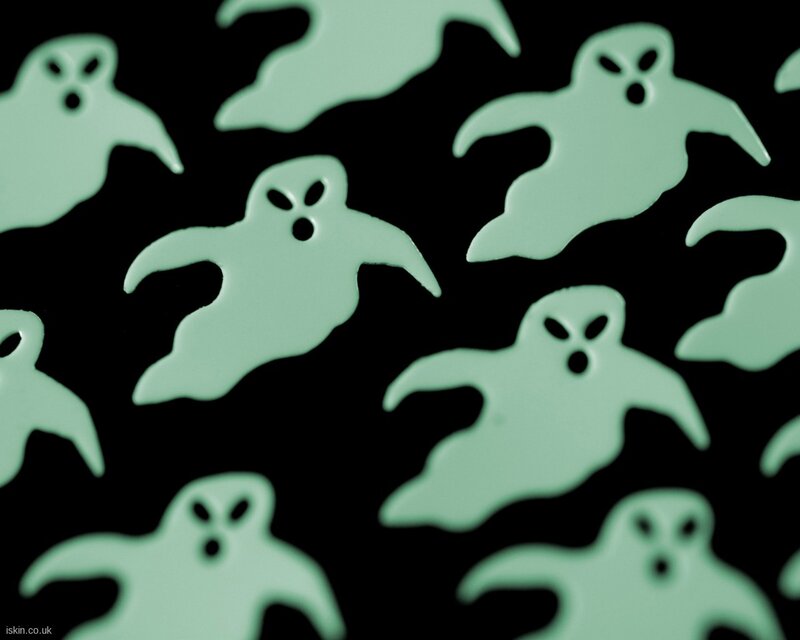 glow-in-the-dark ghosts