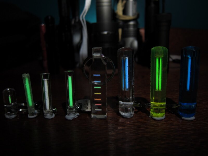 glow-in-the-dark keychains