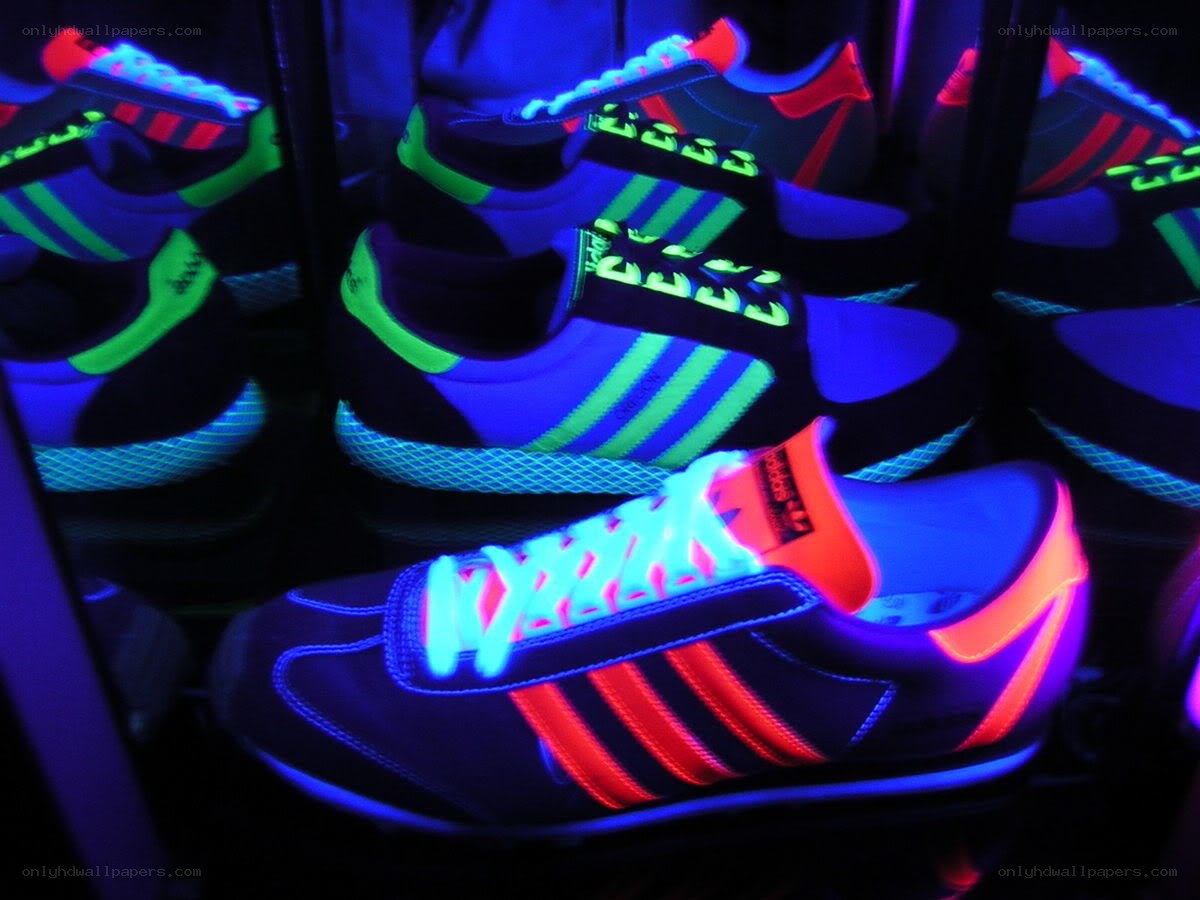 glow-in-the-dark sneakers