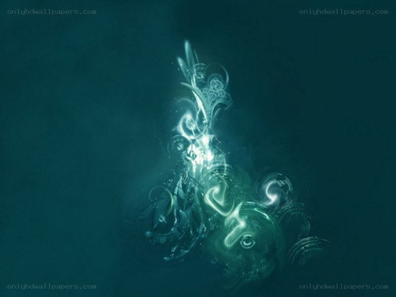 glowing abstract design