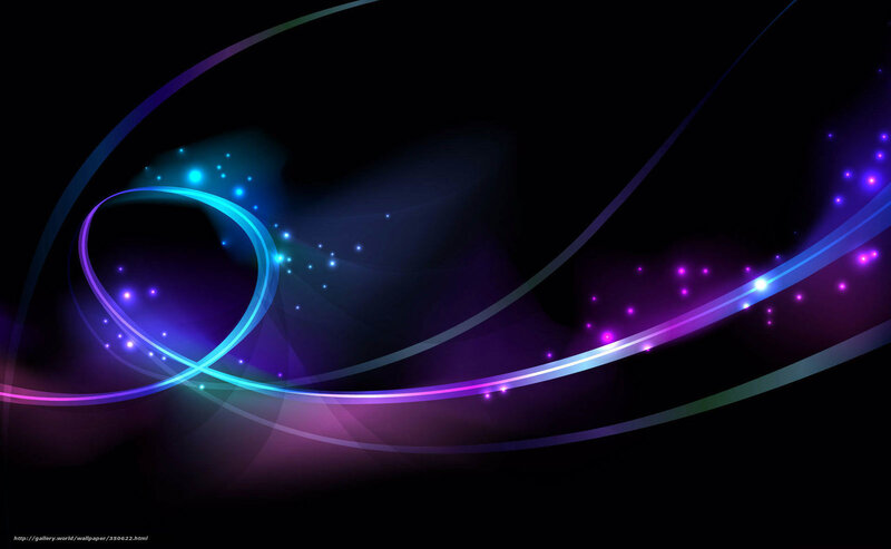 Glowing Abstract Lines — Purple, Dynamic, Digital Art