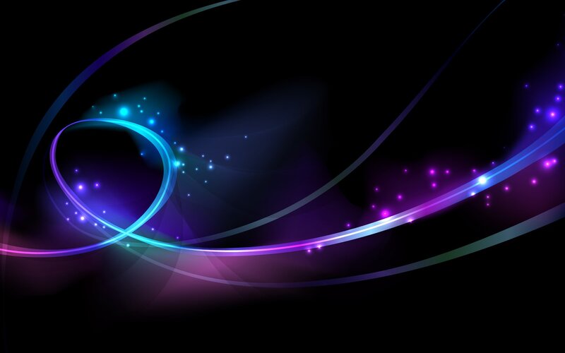 Glowing Abstract Lines — Purple, Dynamic, Lights