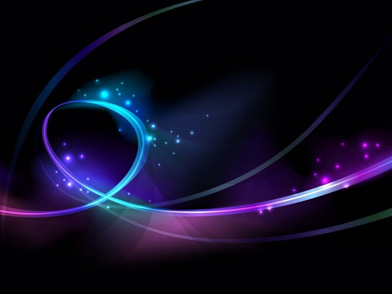 Glowing Abstract Lines — Purple, Dynamic, Night, Lights