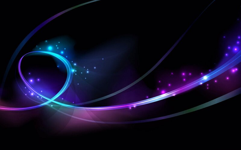 Glowing Abstract Lines — Purple