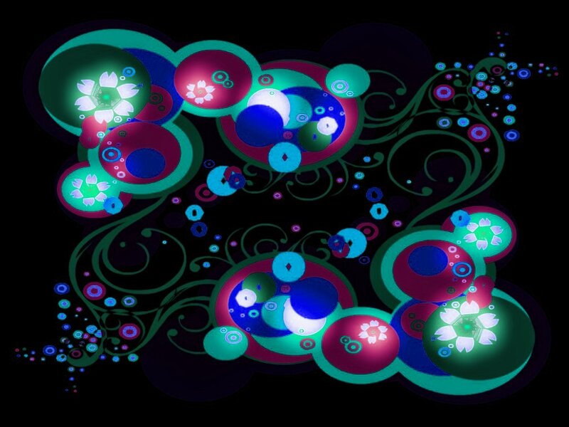Glowing Abstract Patterns