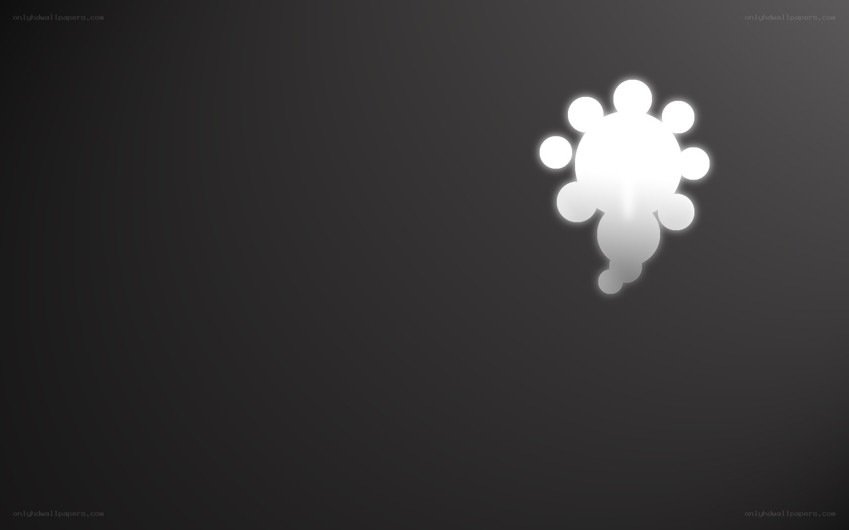 glowing abstract shape