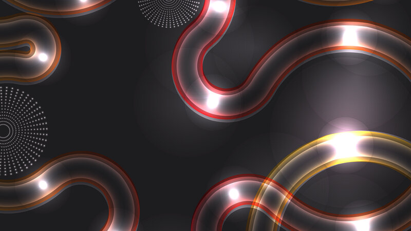 Glowing Abstract Tubes