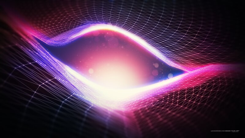 Glowing Abstract Wave