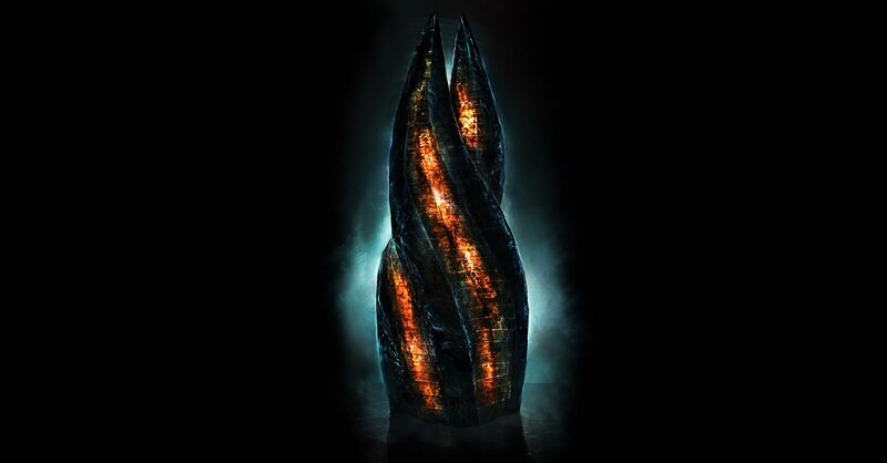 glowing alien artifact