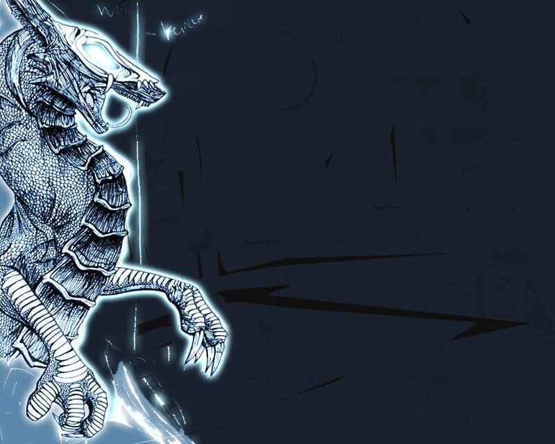 glowing alien creature illustration