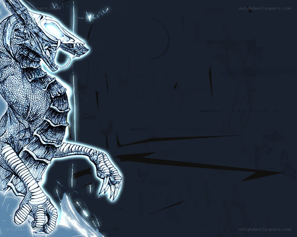 glowing alien creature illustration