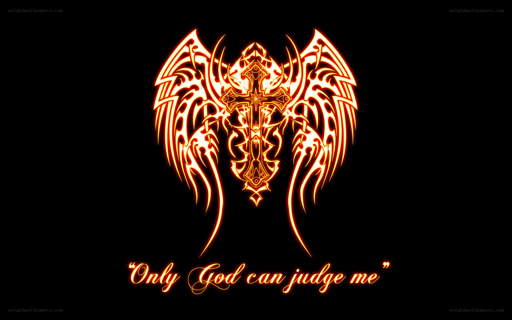 glowing angel wings design