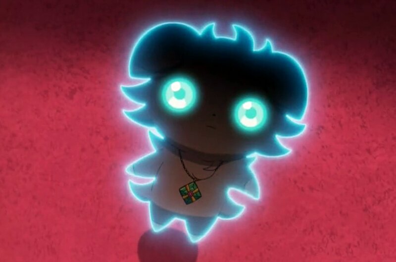 Glowing Anime Character — Red