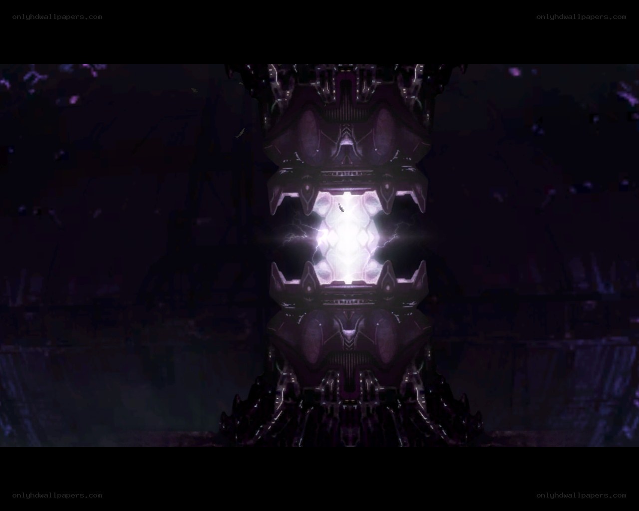 glowing artifact in dark chamber