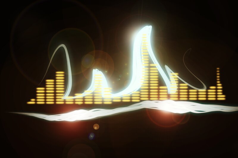 Glowing Audio Equalizer