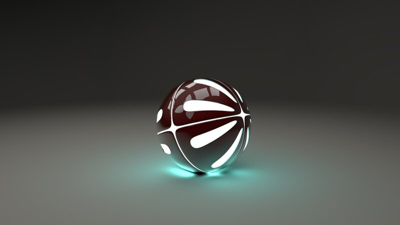 Glowing Basketball
