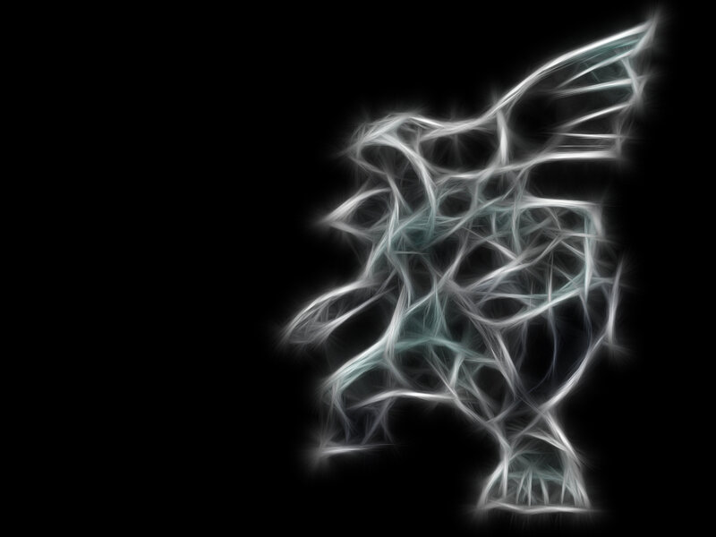 glowing bird figure
