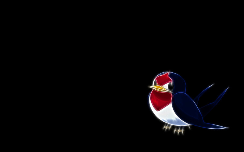 glowing bird illustration