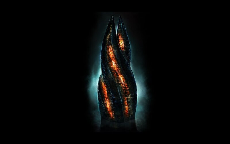 Glowing Black Spire