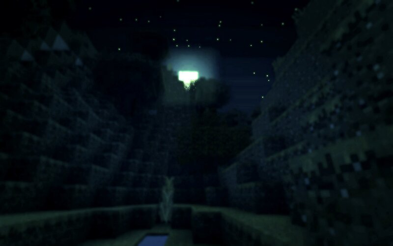 Glowing Block in Cave