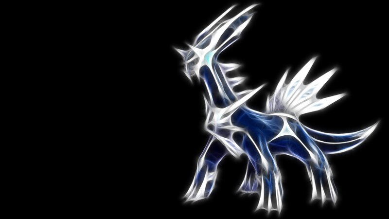 Glowing Blue and White Dragon