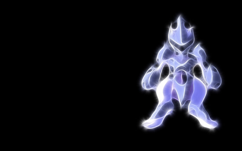 glowing blue creature on black