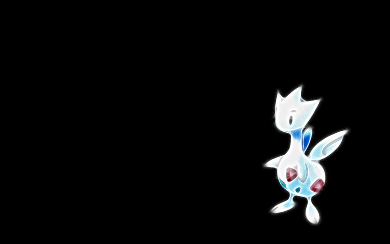 Glowing Blue Creature — White