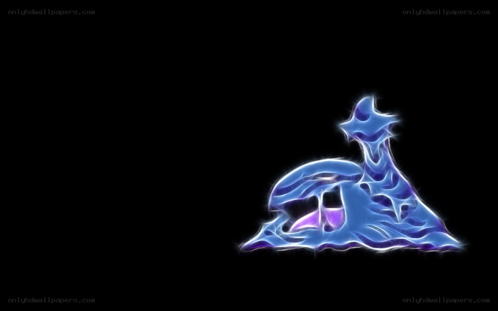 glowing blue dragon figure