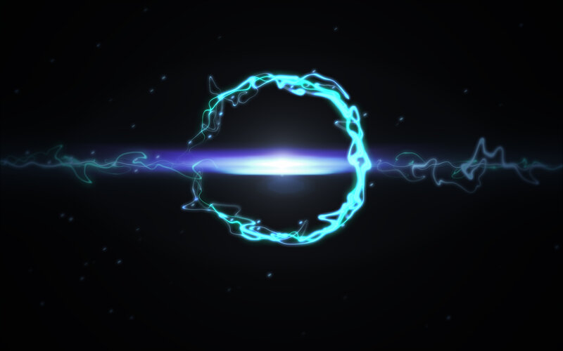 Glowing Blue Energy Ring
