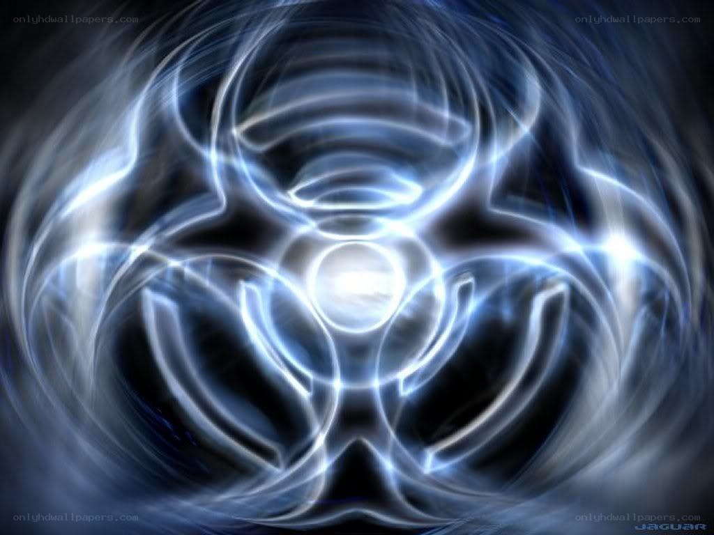 glowing blue energy symbol