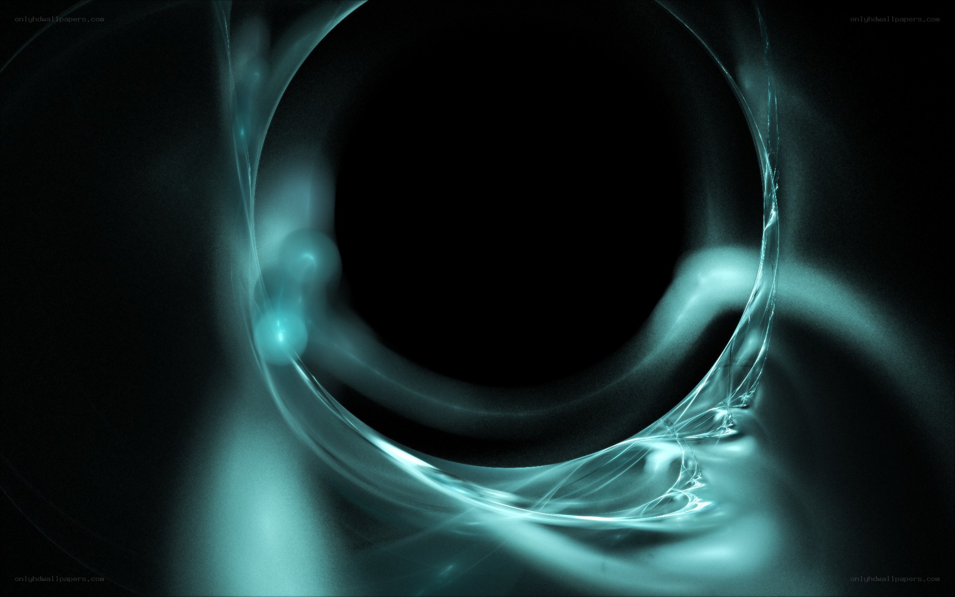 glowing blue energy vortex