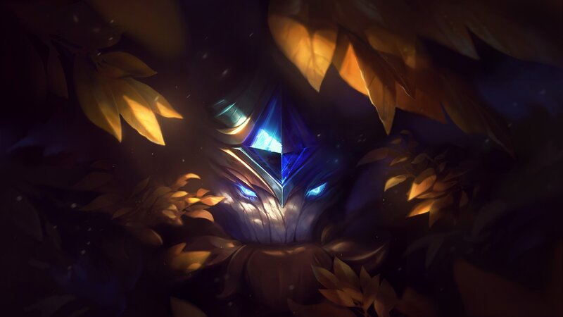 Glowing Blue-eyed Creature
