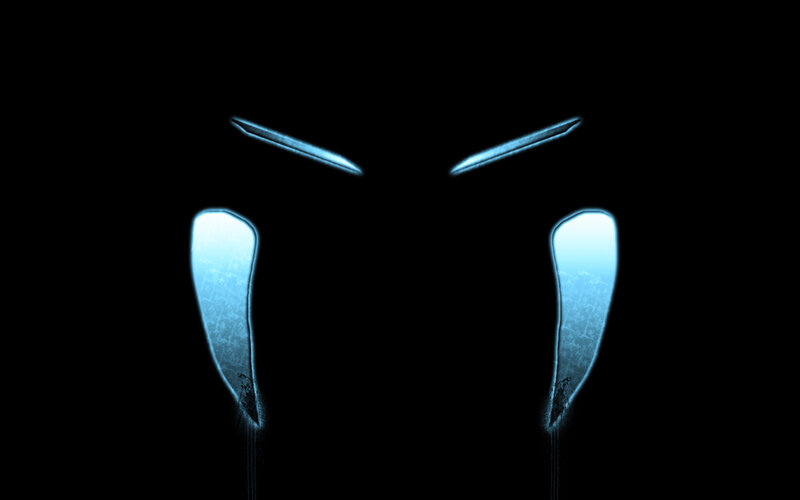 Glowing Blue Fangs