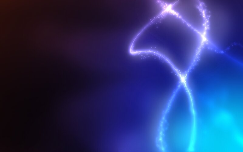 Glowing Blue Light Trails — Energetic