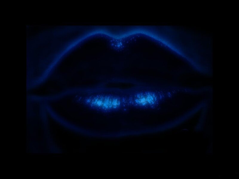 Glowing Blue Lips