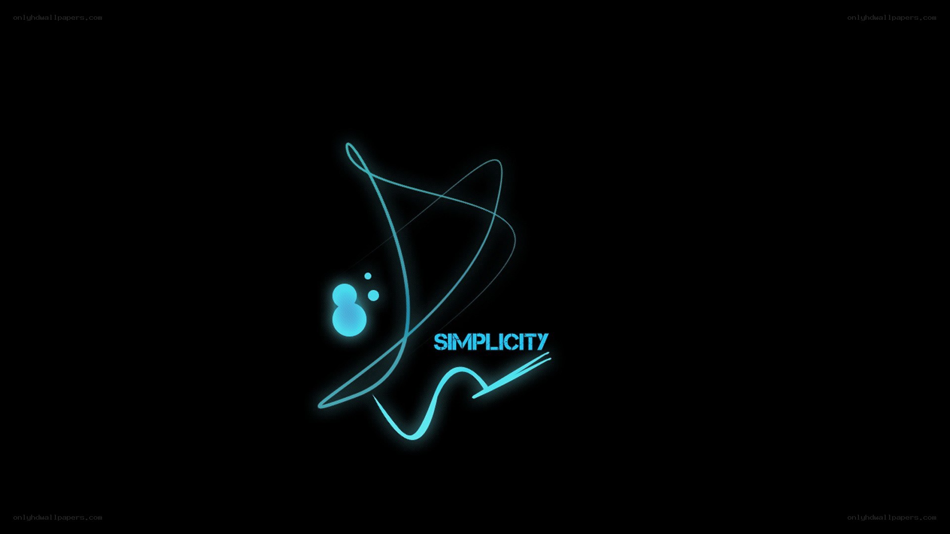 glowing blue logo animation