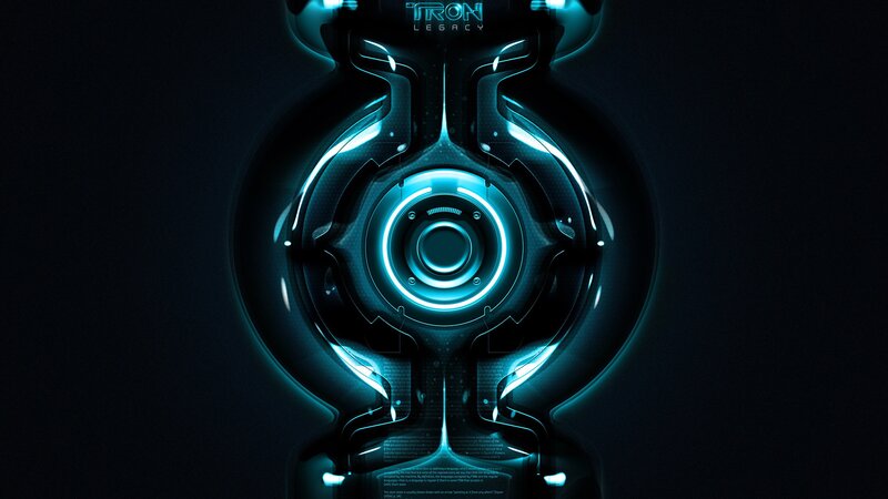 Glowing Blue Machine