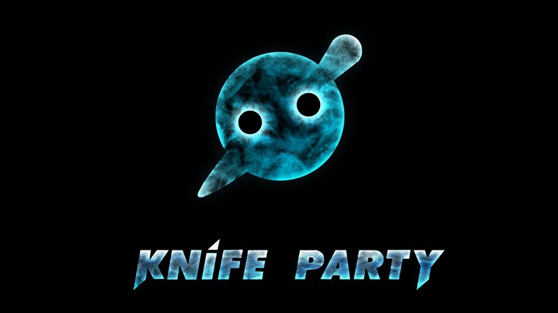 Glowing Blue Mask — Black