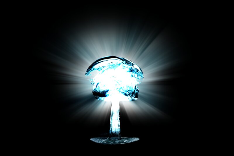 Glowing Blue Mushroom