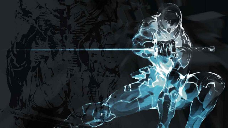 Glowing Blue Ninja