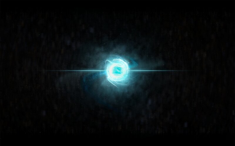 Glowing Blue Orb — Mysterious