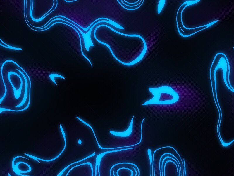 Glowing Blue Patterns