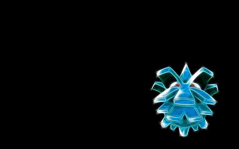 glowing blue pokémon
