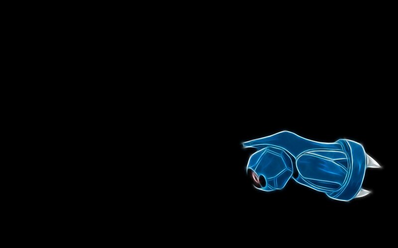 glowing blue pokémon